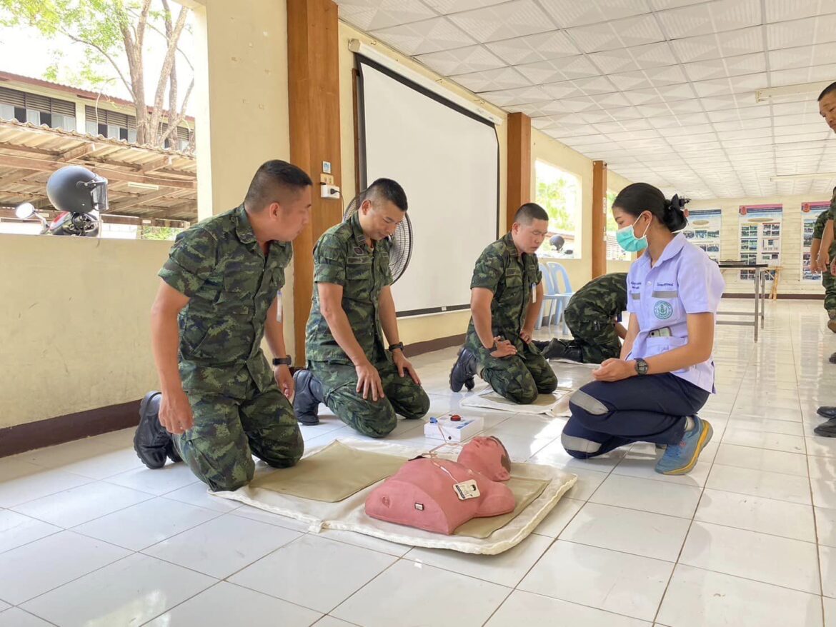 “อบรม ให้ความรู้การช่วยชีวิต อย่างต่อเนื่องเพราะทุกชีวิต ทุกวินาทีมีค่า อาจเกิดเหตุการณ์ที่ไม่คาดฝันเกิดขึ้นได้ทุกเมื่อ”