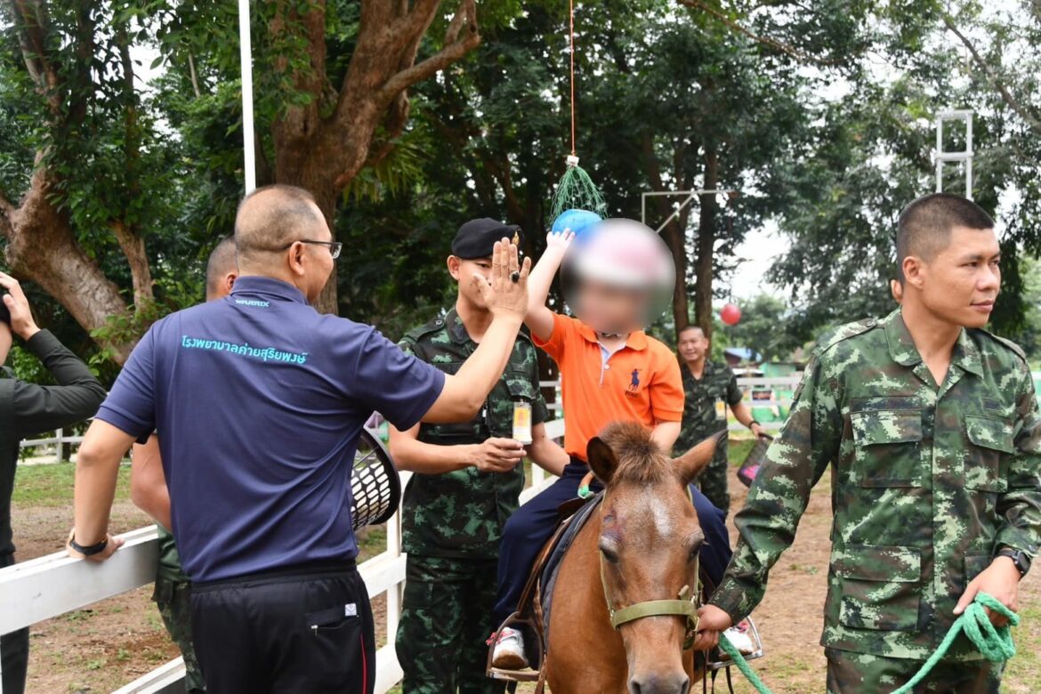 “อาชาบำบัดเสริมสร้างฟื้นฟู ช่วยเพิ่มความสมดุลทั้งร่างกายและจิตใจที่ดีให้ให้แก่เด็กพิเศษ”