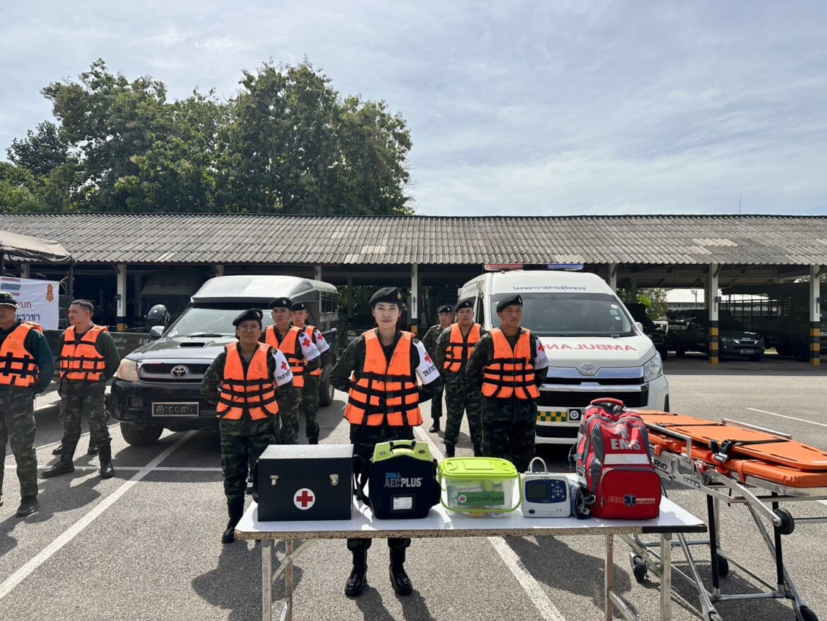 “ศบภ.มทบ.38 ตรวจความพร้อม ชป.บรรเทาสาธารณภัย รับมือพายุ คัลแมกี ซึ่งอาจได้รับผลกระทบในพื้นที่ จ.น่าน”