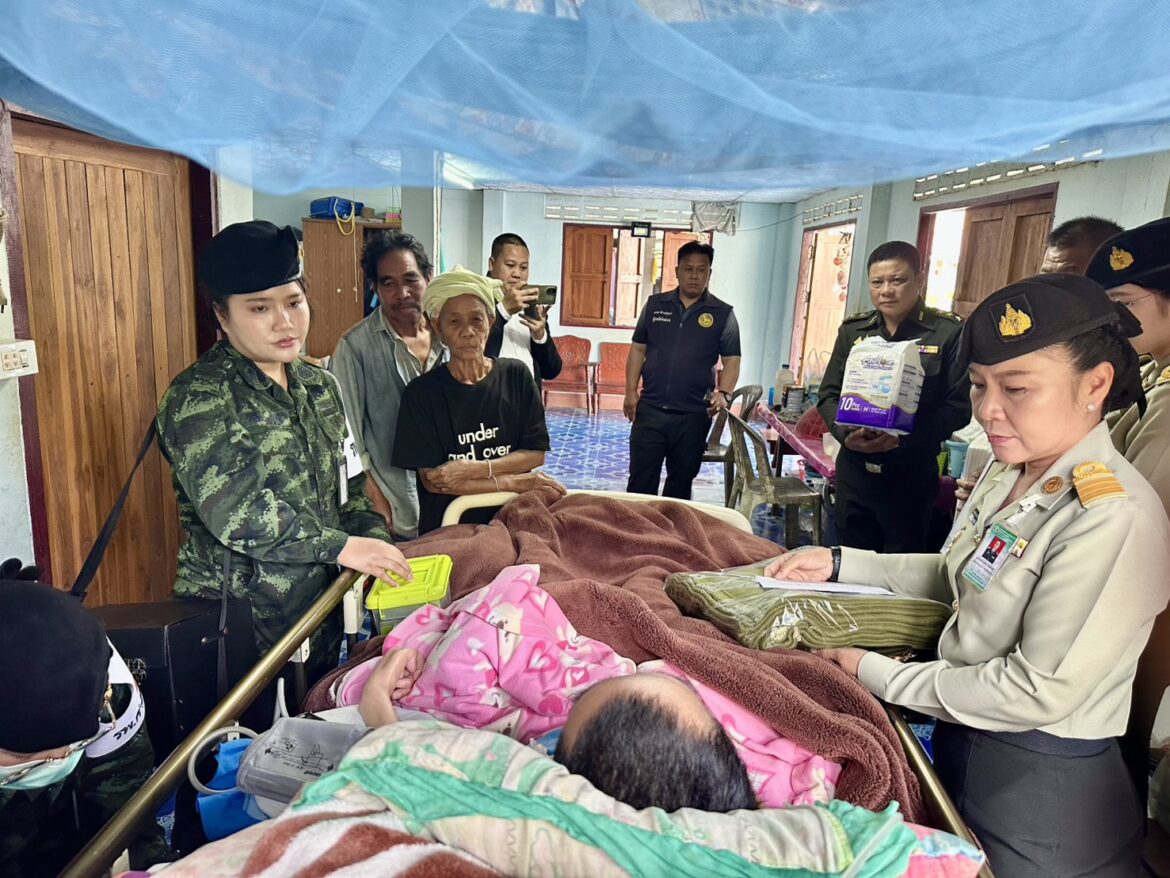 “ดูแลอย่างทั่วถึง และอย่างต่อเนื่อง เราจะไม่ทิ้งใครไว้ข้างหลัง ดูแลวีรบุรุษทหารผ่านศึก และครอบครัว ในพื้นที่ห่างไกล”