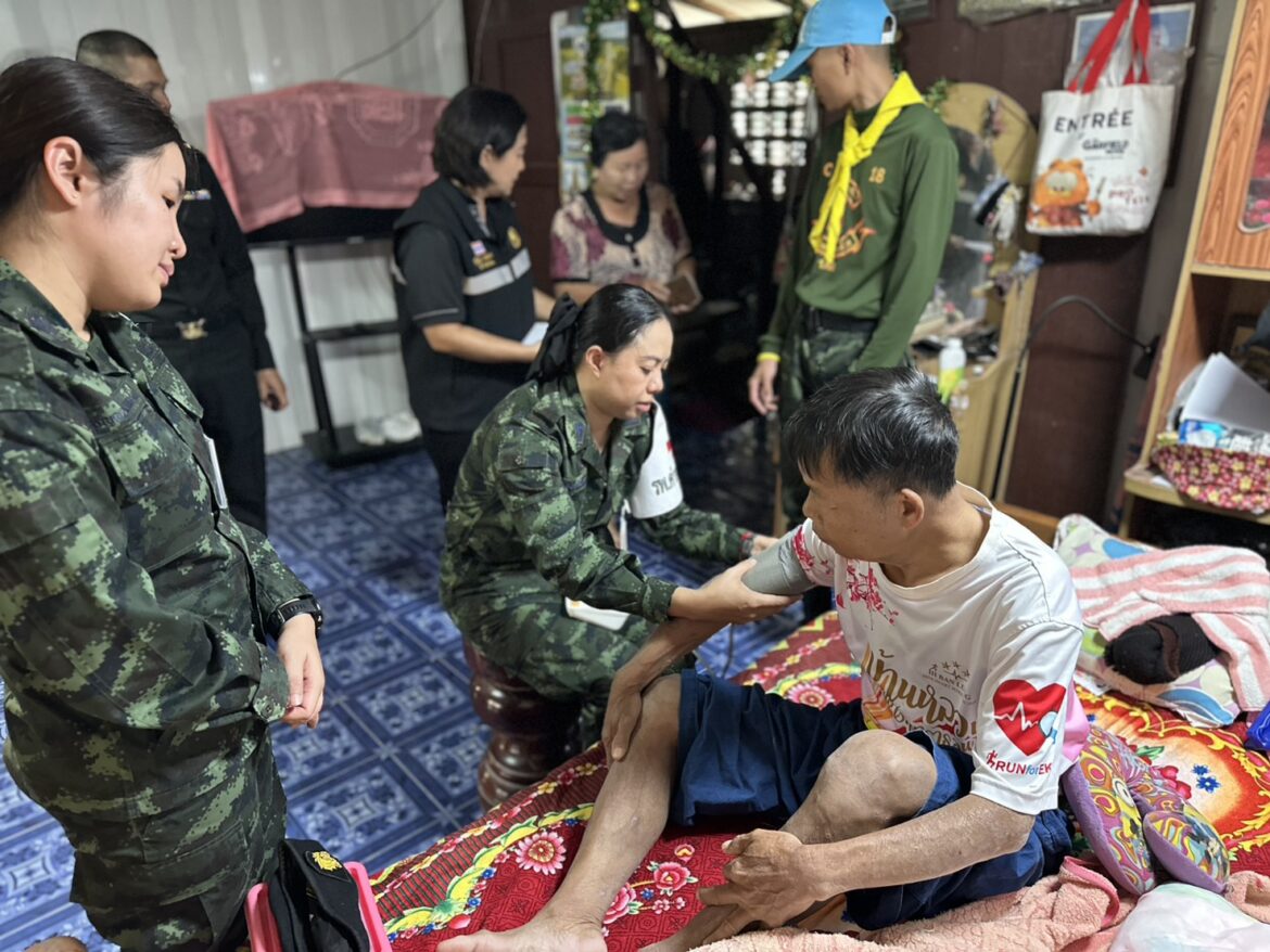 “ดูแลอย่างทั่วถึง และอย่างต่อเนื่อง เราจะไม่ทิ้งใครไว้ข้างหลัง ดูแลวีรบุรุษทหารผ่านศึก และครอบครัว ในพื้นที่ห่างไกล”